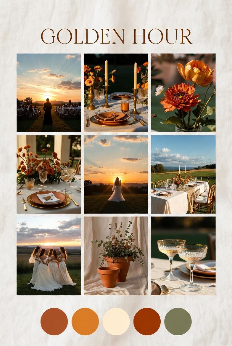 Mood board Golden Hour